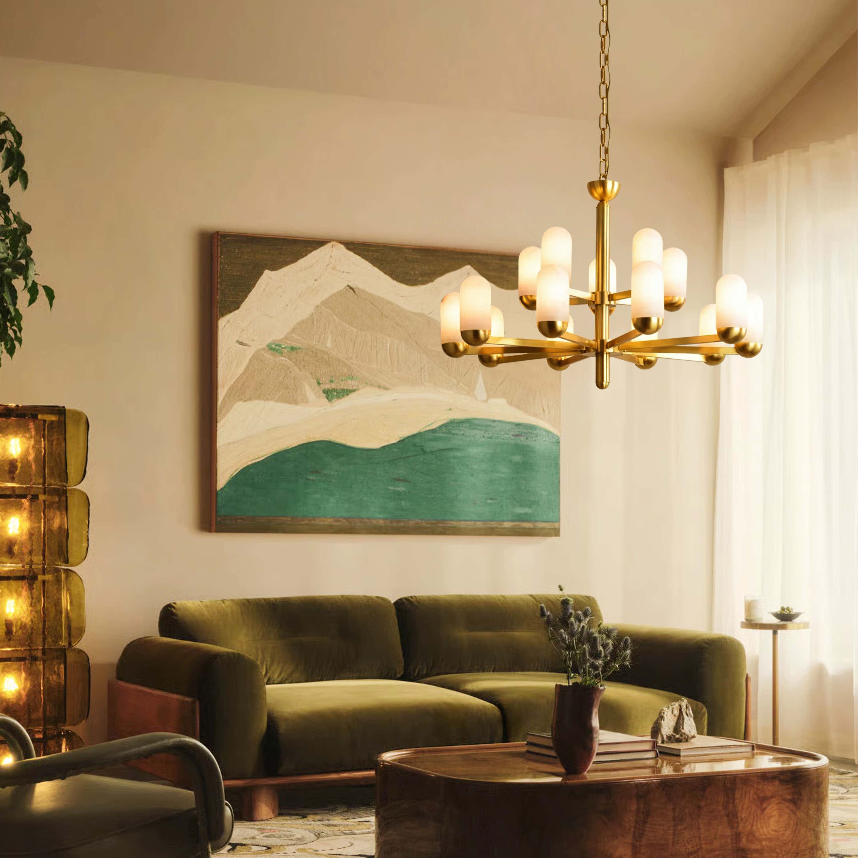 Noctra Alabaster Chandelier