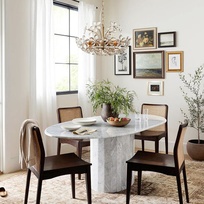 Liora Crystal Bloom Round Large Chandelier
