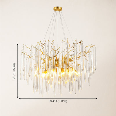 Aurevia Funnel Glass Chandelier