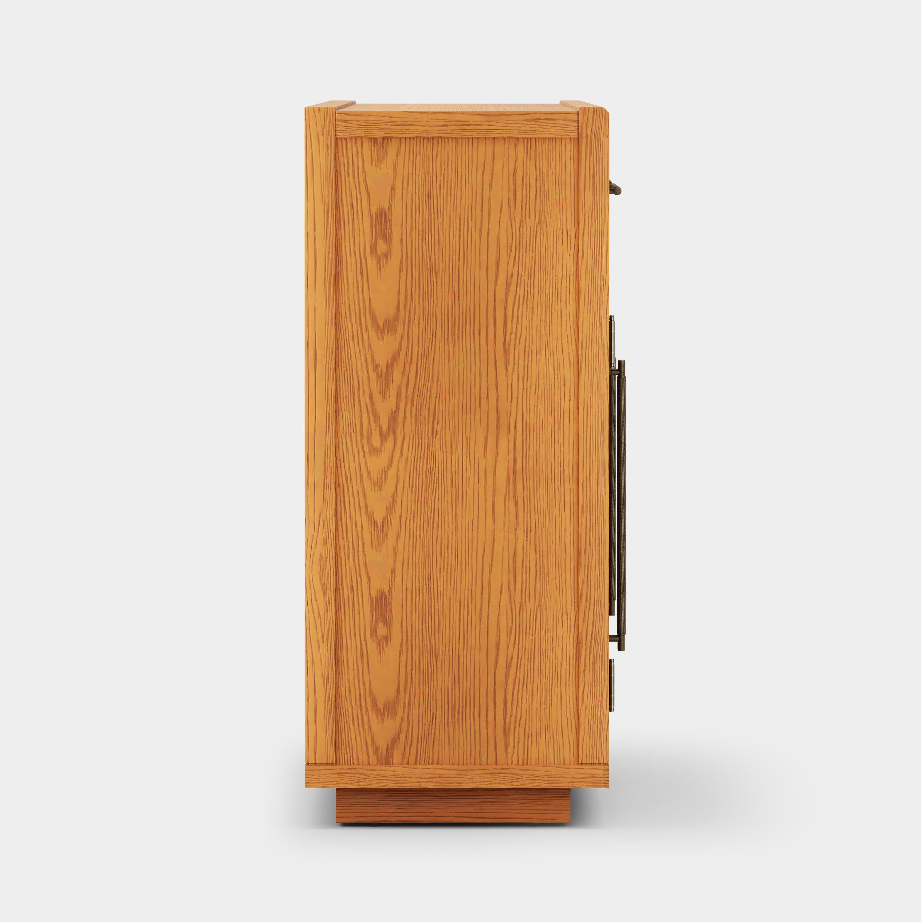 Alvar Arched 96" Oak Sideboard with Drawers(Set of 3)