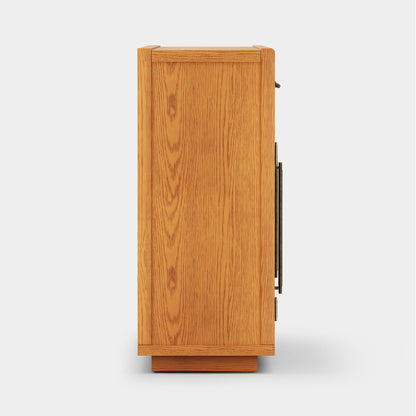 Alvar Arched 96" Oak Sideboard with Drawers(Set of 3)