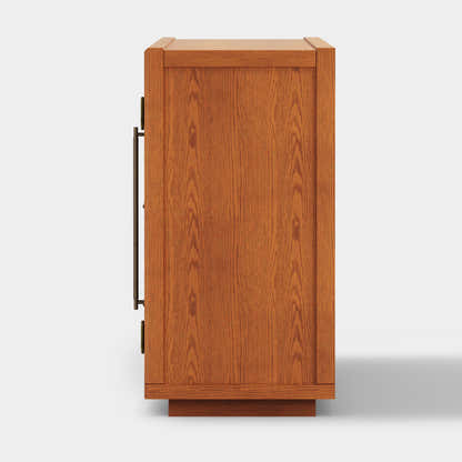 Alvar Arched 126″ Oak Modular Media Console(Set of 4)