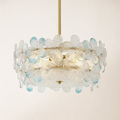 Blumea Cluster Glass Flush Mount