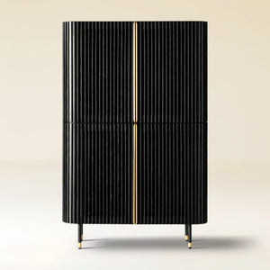 Ewan 67″H Oak Vertical Combination Cabinet(Set of 2)