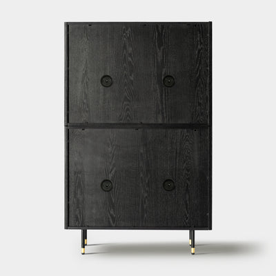 Ewan 67″H Oak Vertical Combination Cabinet(Set of 2)