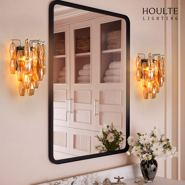 Celestial Drop Glass Wall Sconce 19.6"H