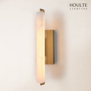 Clara Glow Alabaster Single Wall Sconce 48cm