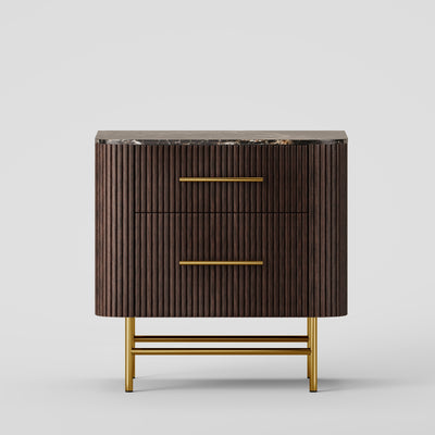 Ewan Sintered Stone Nightstand 26"W