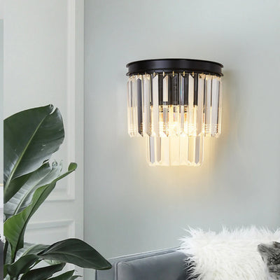 Oryana Crystal Icicle Wall Sconce 9.8"