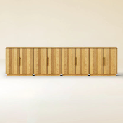 Holt 126″ Oak Media Console(Set of 4)