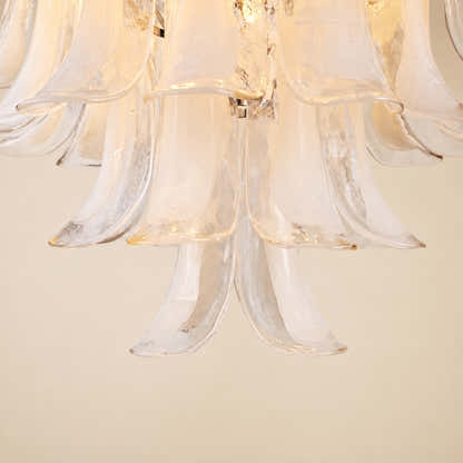 Nivelle Frosted Glass Round Chandelier 23.6"D