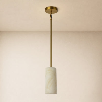 Arlo Resin Cylinder Pendant 3.9"D