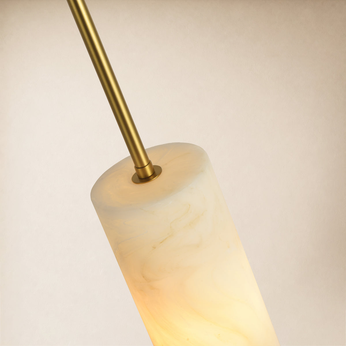 Arlo Resin Cylinder Pendant 3.9"D