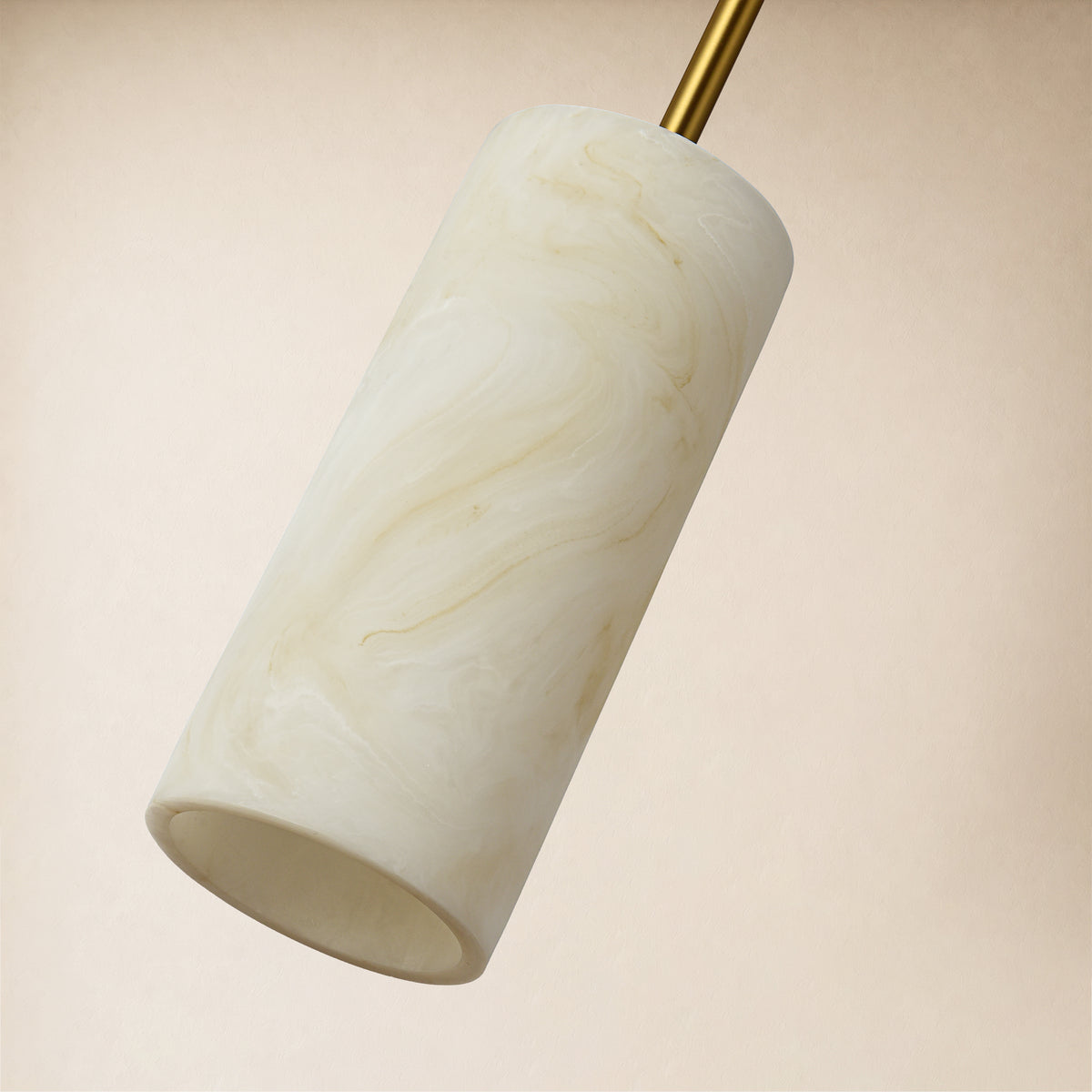 Arlo Resin Cylinder Pendant 3.9"D