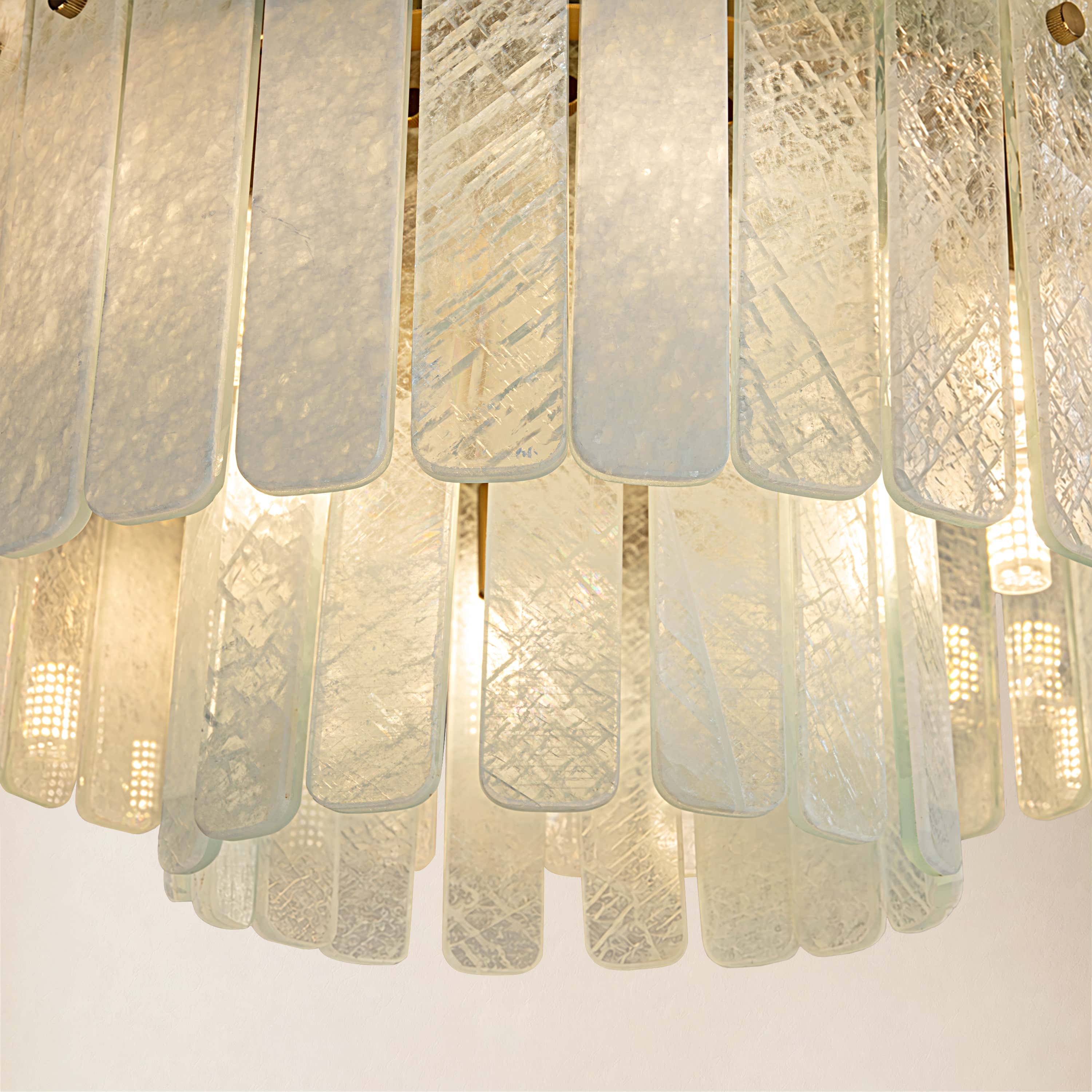 Pietra Crystal Tiered Chandelier 15.7"D