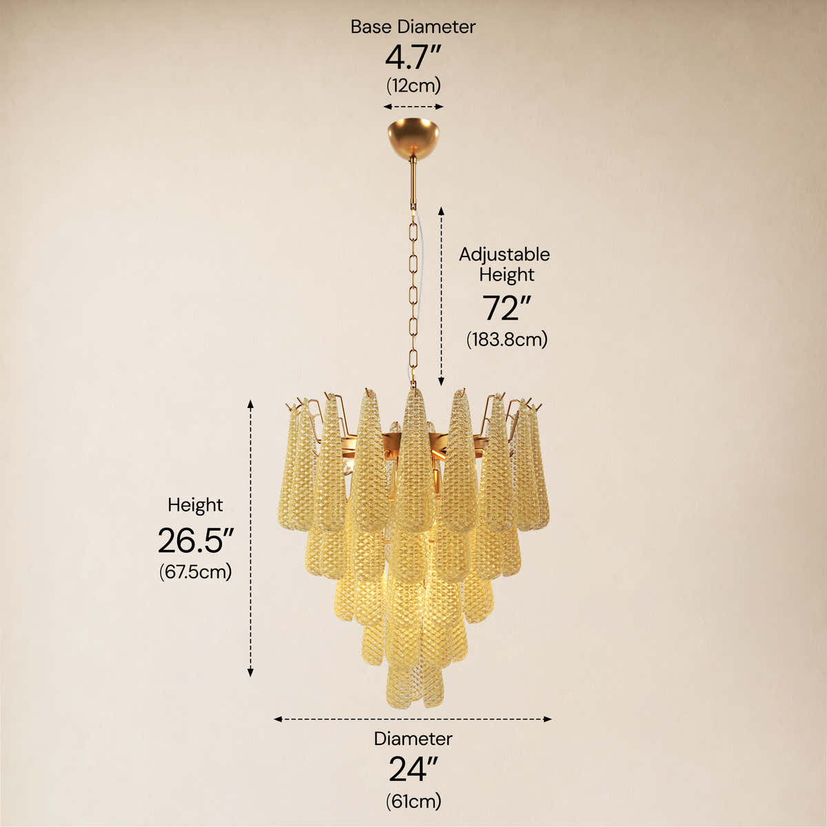 size-image #Finish_Gold,Glass_Yellow,Size_24" dimensions 5