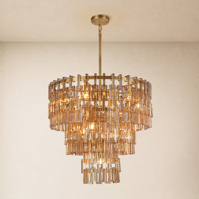 Cirelle Crystal Round Chandelier 32"D