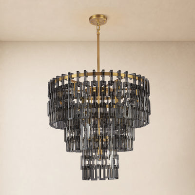 Cirelle Crystal Round Chandelier 32"D