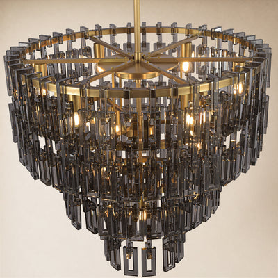 Cirelle Crystal Round Chandelier 32"D
