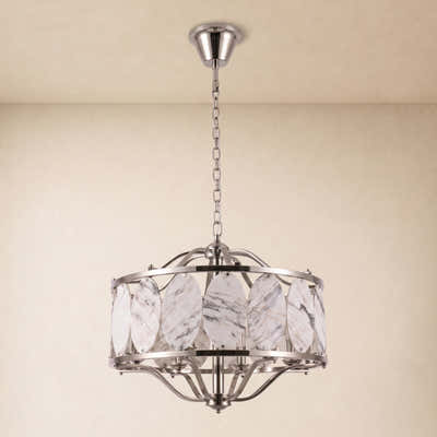 Pietra Quartize Round Chandelier 33.4"D