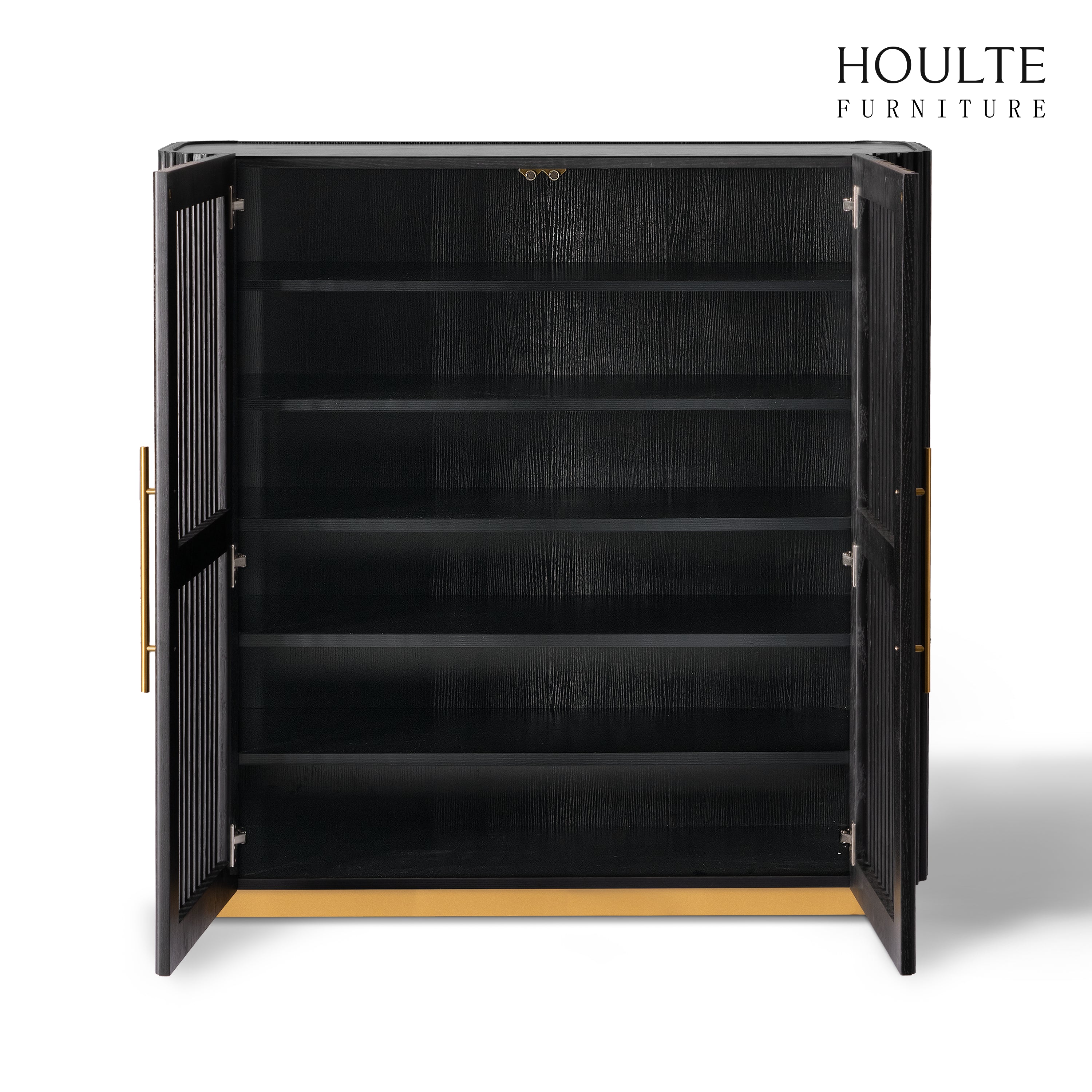 Holton 47"H Oak Storage Cabinet