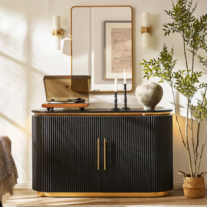 Holton Oak Media Console 240cm W