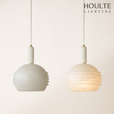 Dadaly Lottia Alabaster Small Art Pendant Light 10"D