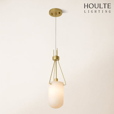 Dadaly Lottia Alabaster Small Art Pendant Light 7"D