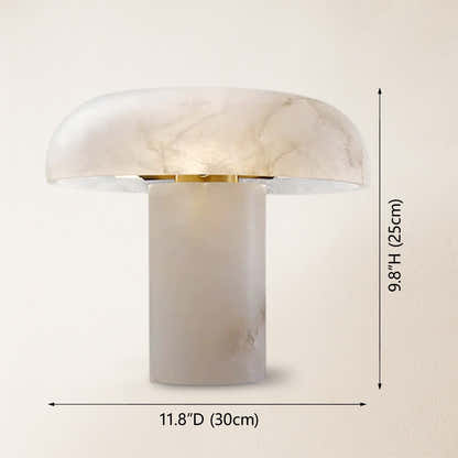 Dadaly Modern Alabaster Mushroom Table Lamp 25cm H