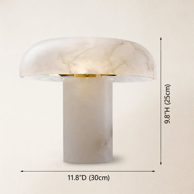 Dadaly Modern Alabaster Mushroom Table Lamp 25cm H