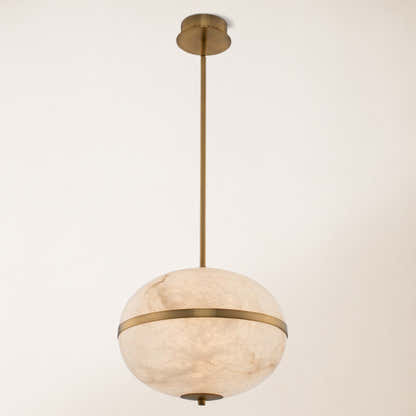 Dadaly Alabaster Small Art Canterbury LED Mini Pendant 40.6cm H