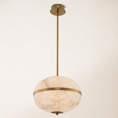 Dadaly Alabaster Small Art Canterbury LED Mini Pendant 40.6cm H