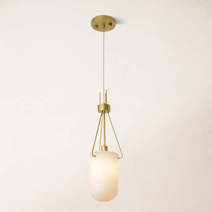 Dadaly Lottia Alabaster Small Art Pendant Light 18cm D