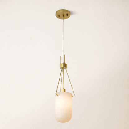 Dadaly Lottia Alabaster Small Art Pendant Light 18cm D
