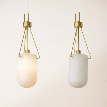 Dadaly Lottia Alabaster Small Art Pendant Light 18cm D