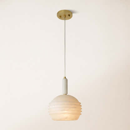 Dadaly Lottia Alabaster Small Art Pendant Light 25cm D
