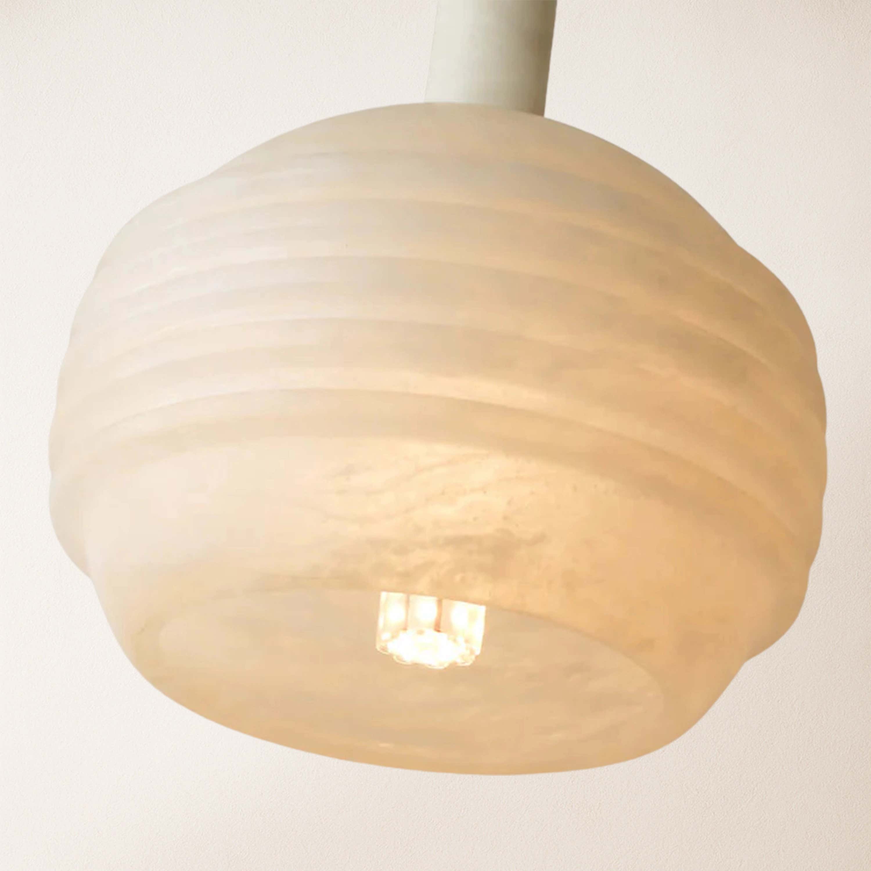 Dadaly Lottia Alabaster Small Art Pendant Light 25cm D