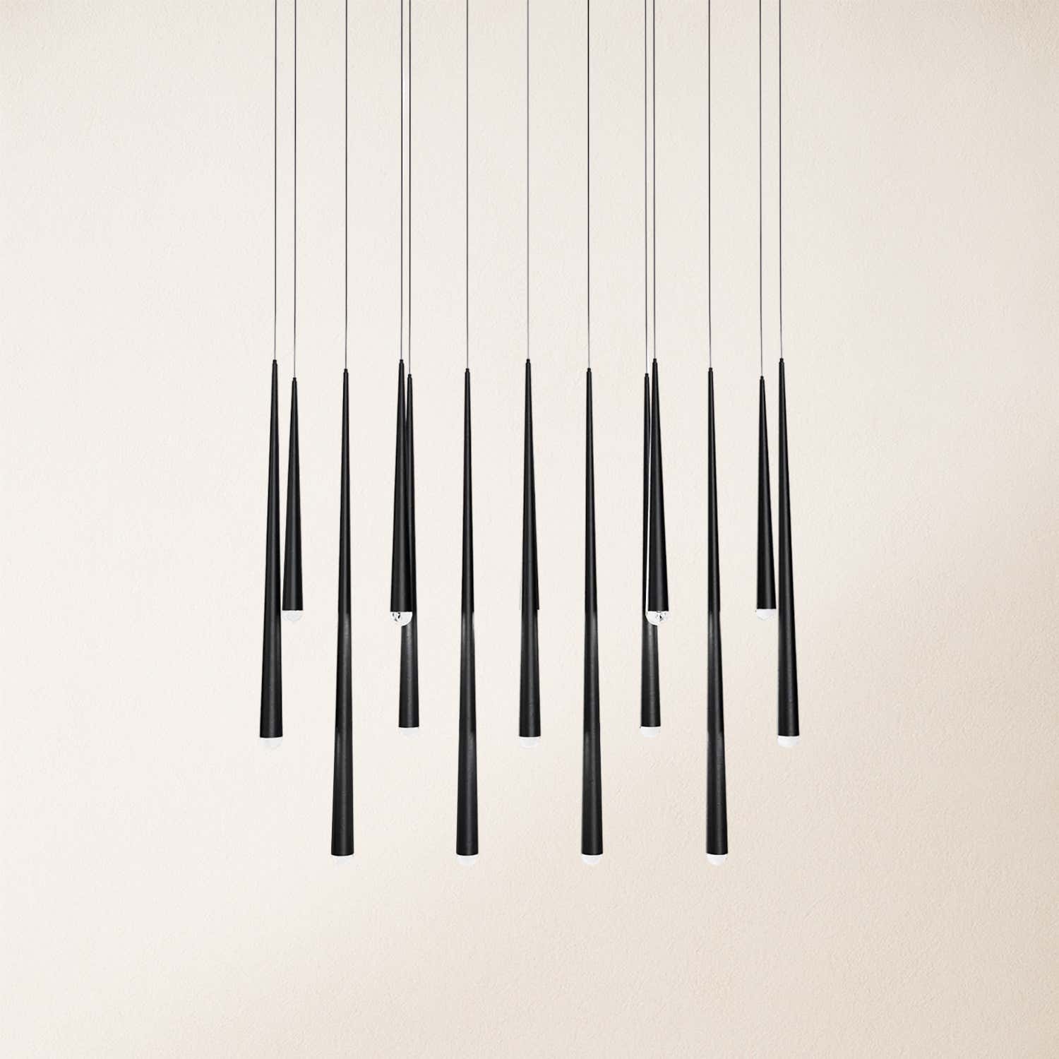 Anthropology Rectangle Crystal Pendant 102cm W