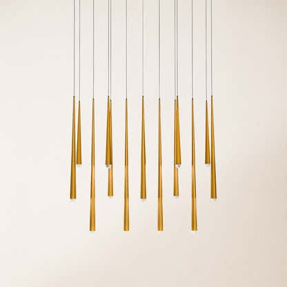 Anthropology Rectangle Crystal Pendant 102cm W