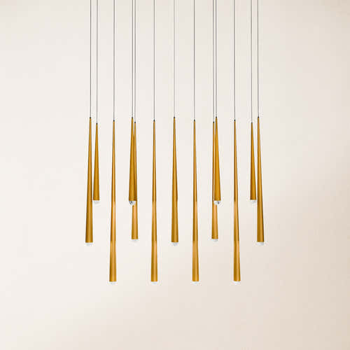 Anthropology Rectangle Crystal Pendant 102cm W