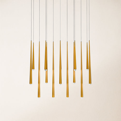 Anthropology Rectangle Crystal Pendant 102cm W