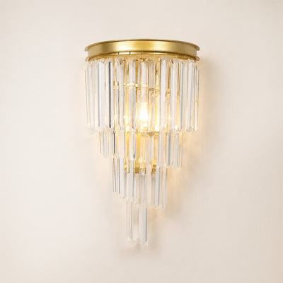 Oryana Crystal Icicle Wall Sconce 9.8"