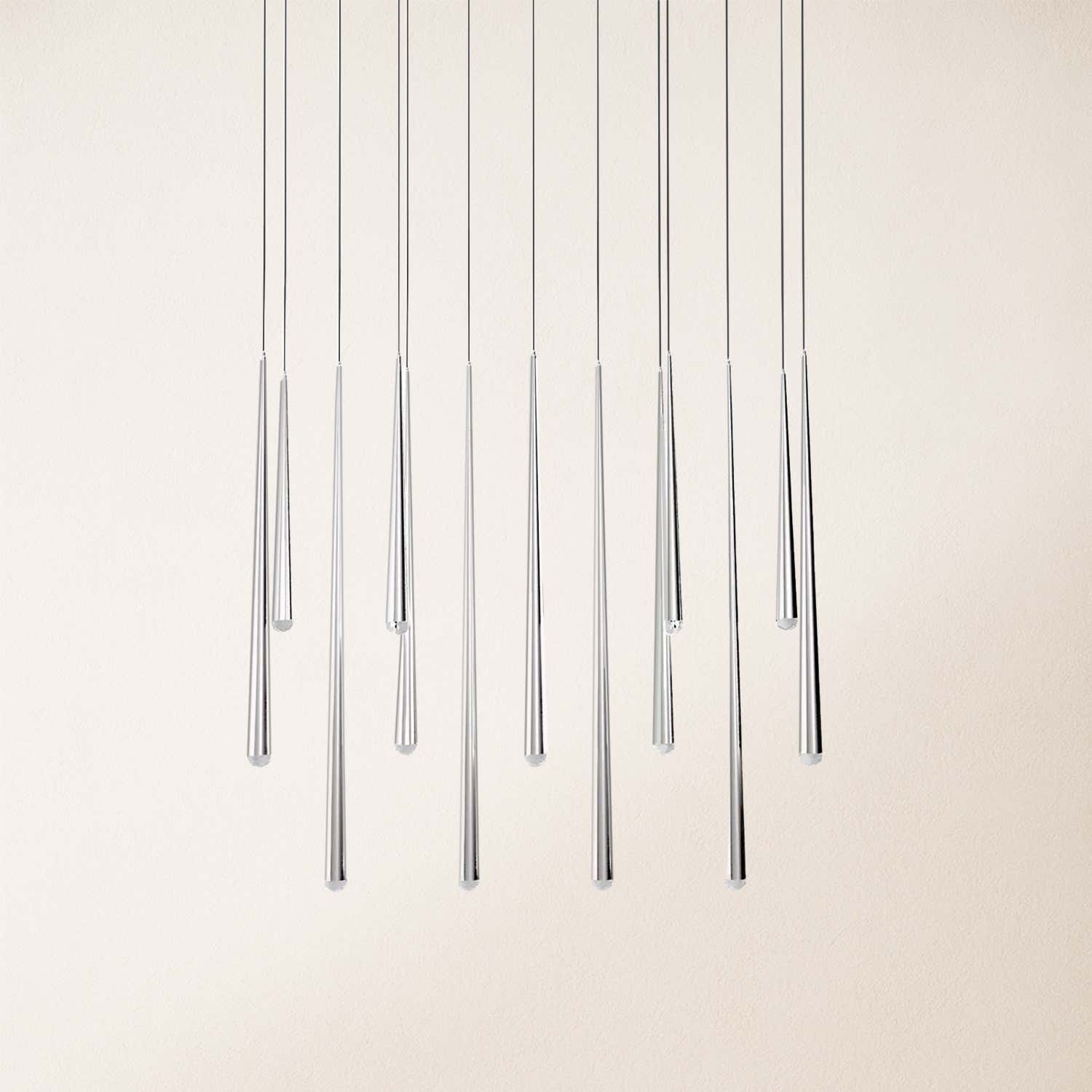 Anthropology Rectangle Crystal Pendant 102cm W