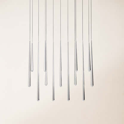 Anthropology Rectangle Crystal Pendant 102cm W