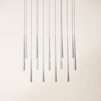 Anthropology Rectangle Crystal Pendant 102cm W