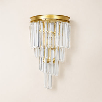 Oryana Crystal Icicle Wall Sconce 9.8"