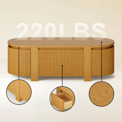 Sutton coffee table 47" W