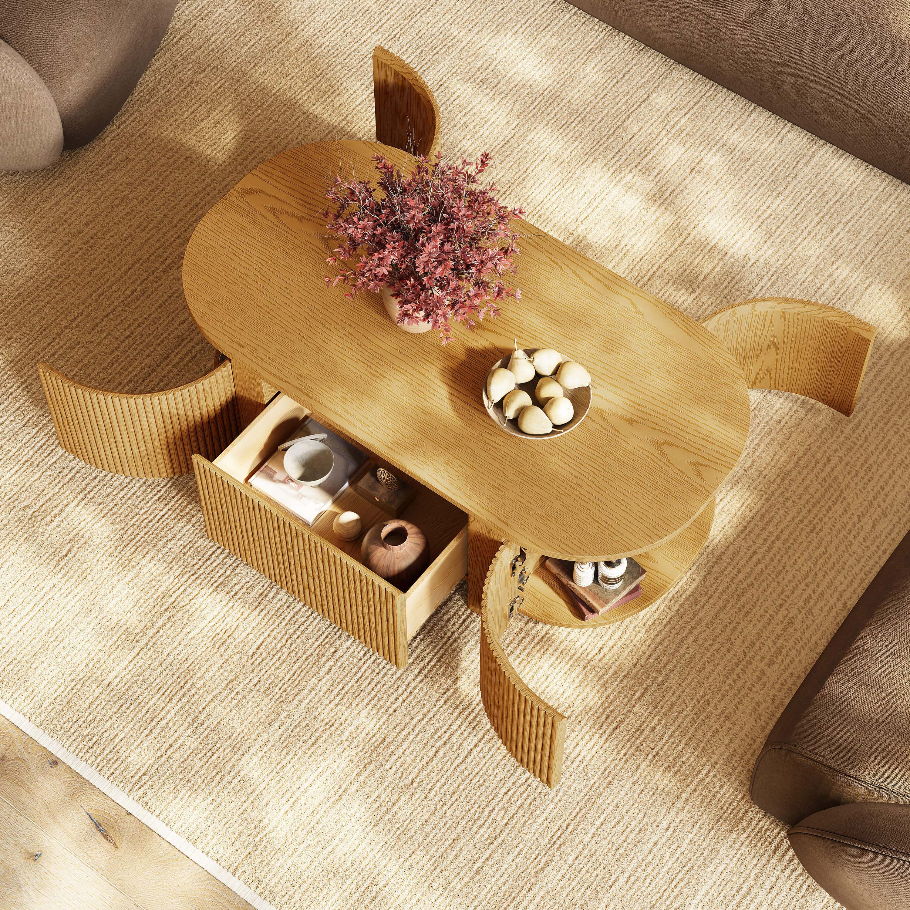 Sutton coffee table 47" W