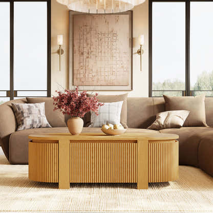 Sutton coffee table 47" W