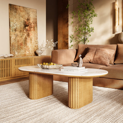 Emery Sintered Stone Coffee Table 120cm W